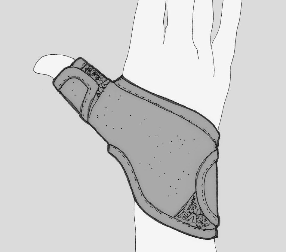 Thumb support for Plustyle wrist braces PLUSTYLE 502