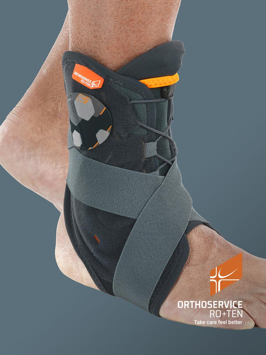 Ankle brace with steel stays MALLEORAPID
