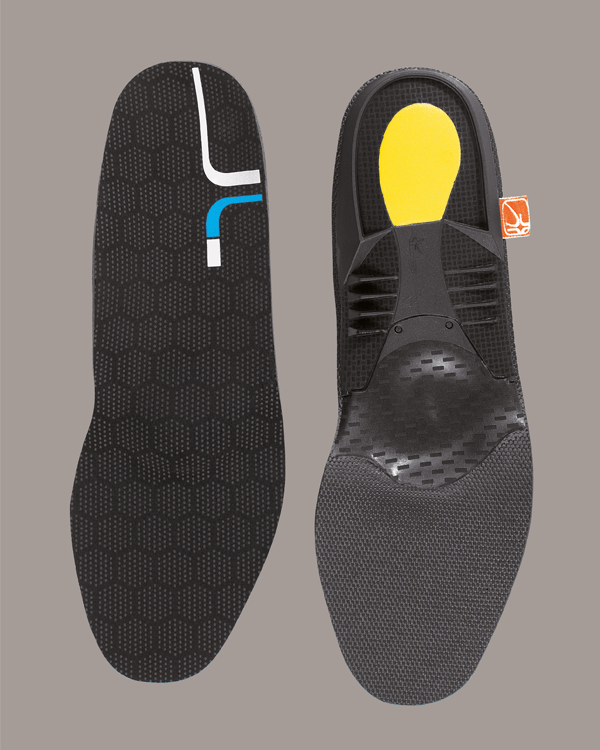 Cushioning insole with transverse reinforcement Podifer50