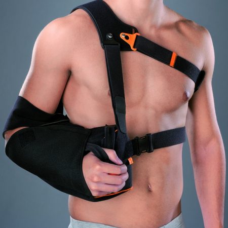 Shoulder support with fixed abduction of 10° OMOPLUS 