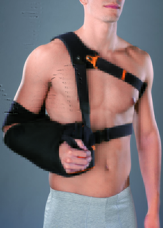 Shoulder support with fixed abduction of 10° OMOPLUS 