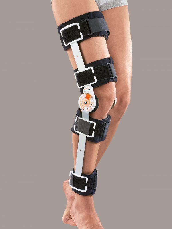 Postoperative range of motion knee brace GO Up Open 